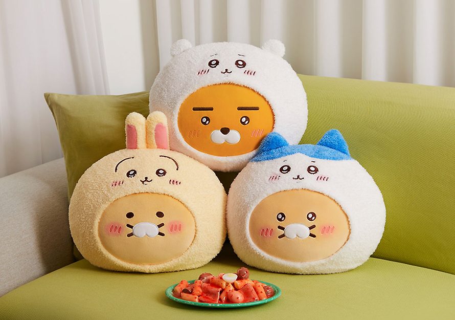 [KAKAO FRIENDS] Chiikawa X Kakao Friends Face Cushion