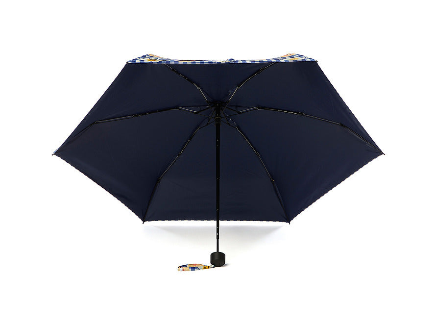 WiggleWiggle x Kakao Friends 3-Fold Umbrella Chunsik Gingham