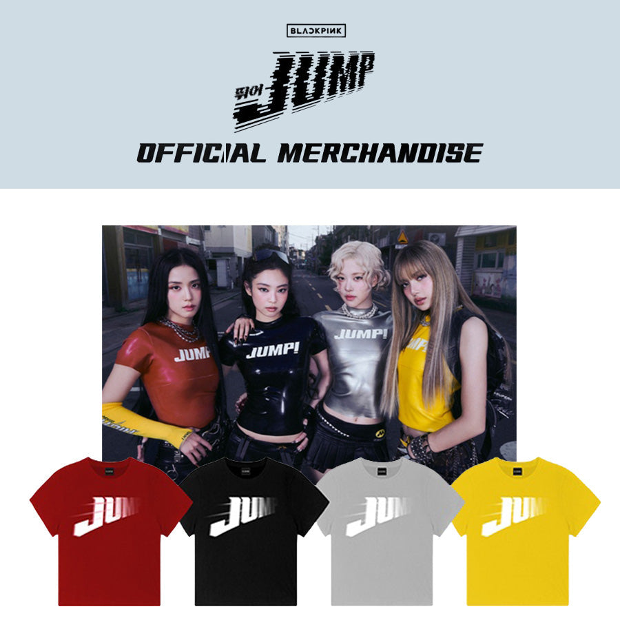 [BLACKPINK] 𝗝𝗨𝗠𝗣 BLACKPINK T-SHIRT𝗢𝗙𝗙𝗜𝗖𝗜𝗔𝗟 𝗠𝗗