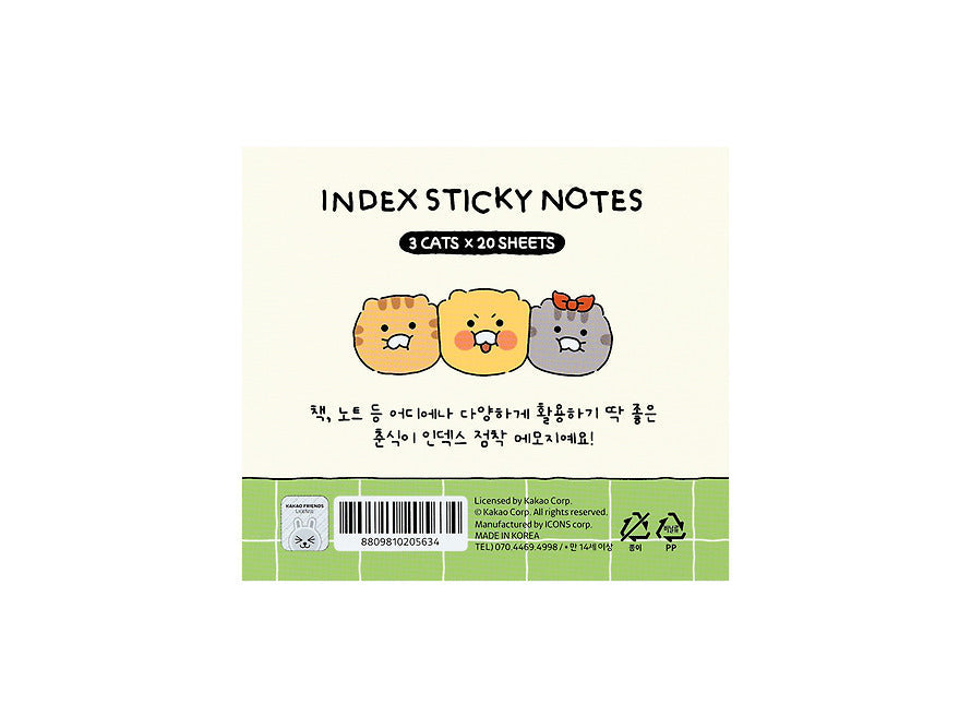 [KAKAO FRIENDS] choonsik ordinary index sticky notes