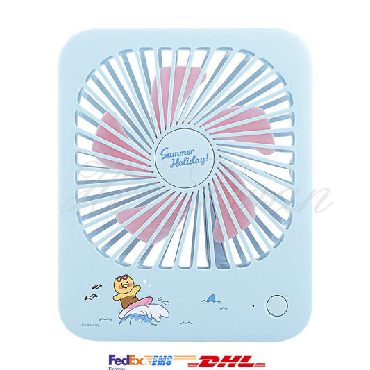 [KAKAO FRIENDS] Tabletop Wireless Fan Summer Holiday Choonsik OFFICIAL MD