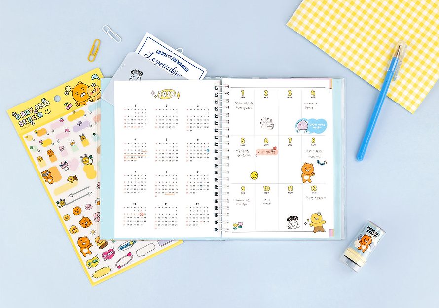 [KAKAO FRIENDS] Say Cheese 2025 Diary Ryan OFFICIAL MD