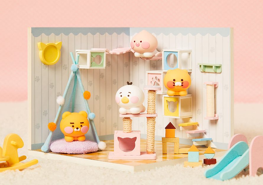 [KAKAO FRIENDS] Figure set for vehicles OFFICIAL MD