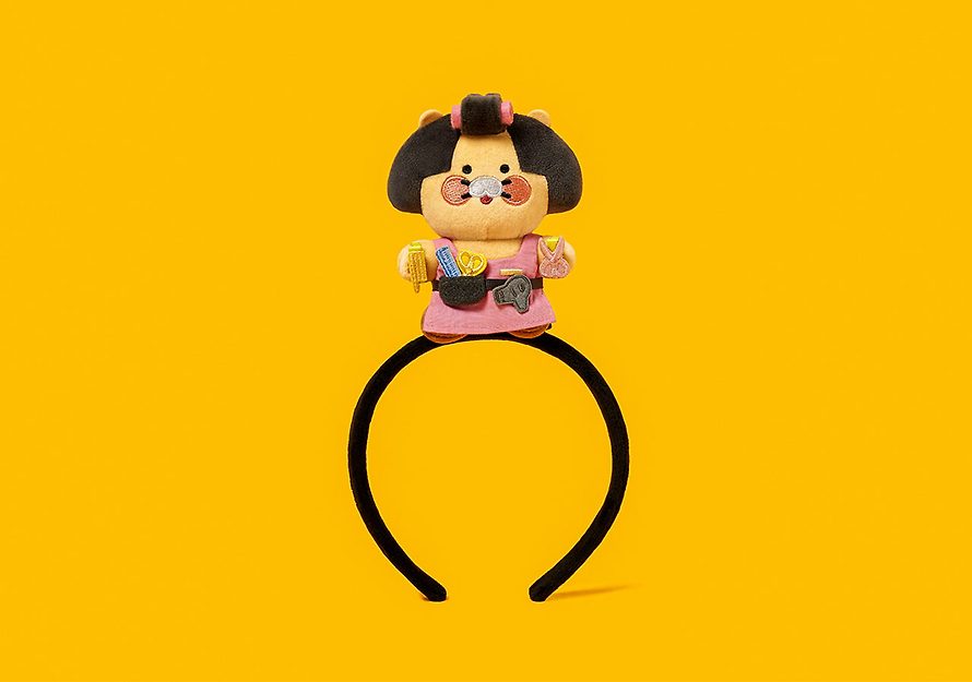 [KAKAO FRIENDS] Choonsik Verse tong pin hairband OFFICIAL MD