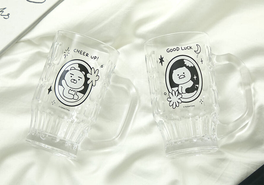 [KAKAO FRIENDS] Glass cup 2P set Ryan Choonsik OFFICIAL MD