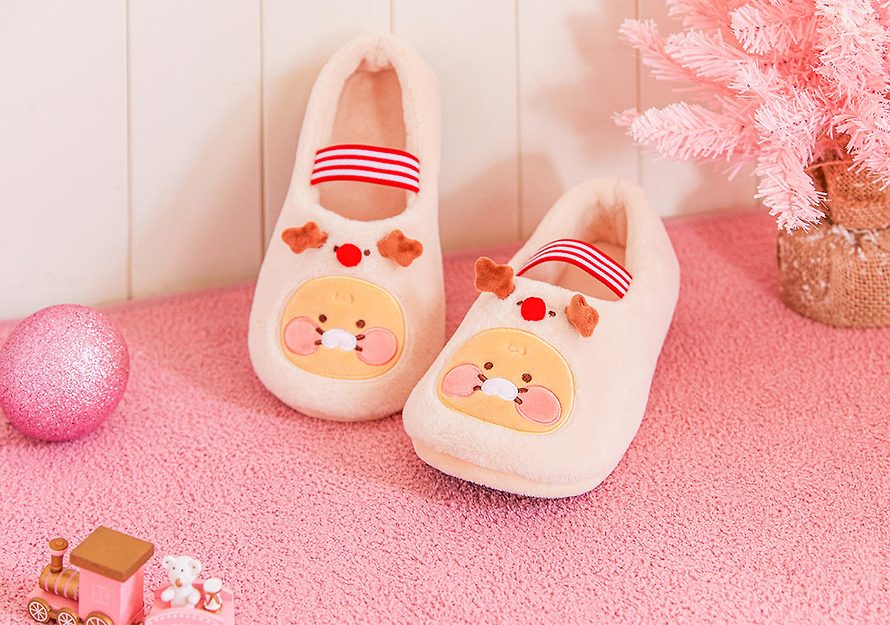 [KAKAO FRIENDS] merry choon christmas rudolph slipper