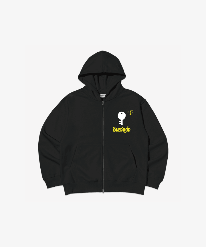[BOYNEXTDOOR]  ZIP-UP HOODIE (BLACK)