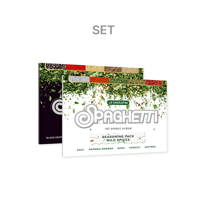 [LE SSERAFIM] 1st Single Album 'SPAGHETTI' Single CD SET
