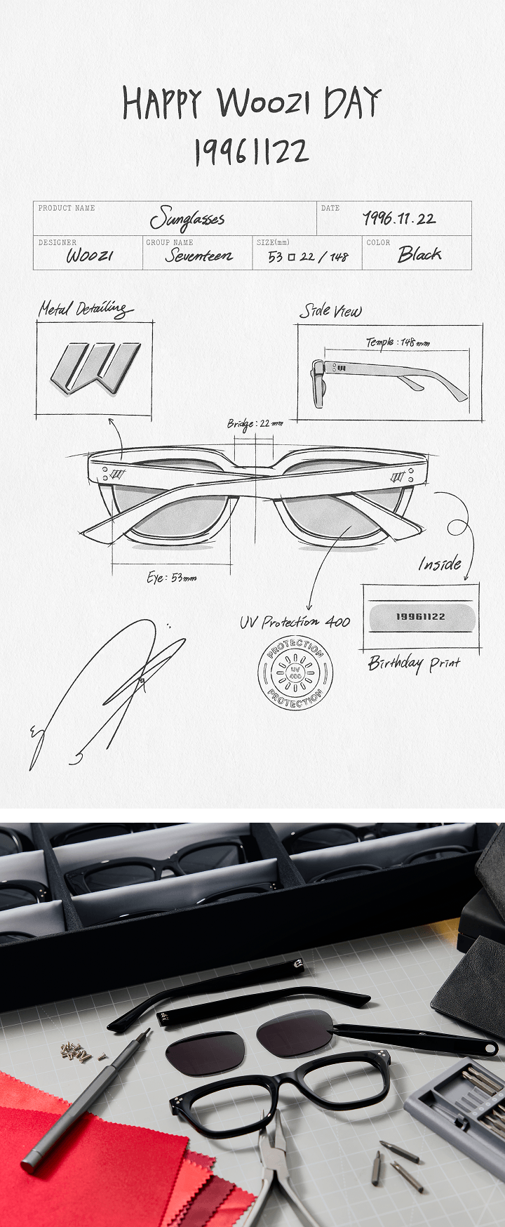 [SEVENTEEN] HAPPY WOOZI DAY BIRTHDAY MERCH ver.5