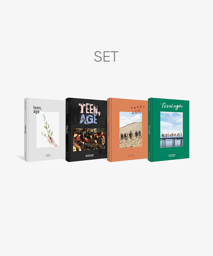 [SEVENTEEN] 2nd album 'teen, age' (set)
