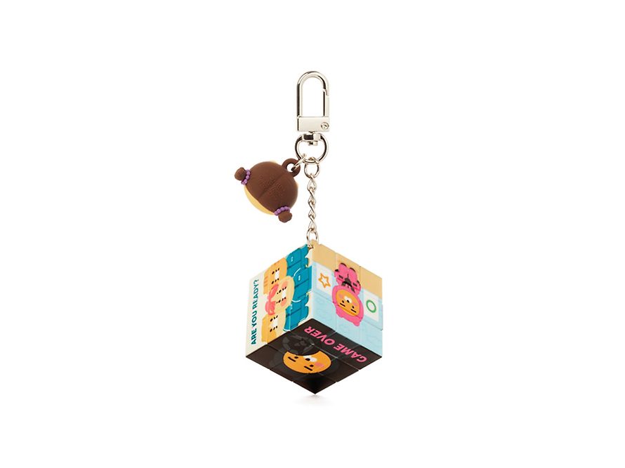 [KAKAO FRIENDS] netflix squid game x kakao friends ryan & choonsik cube keyring