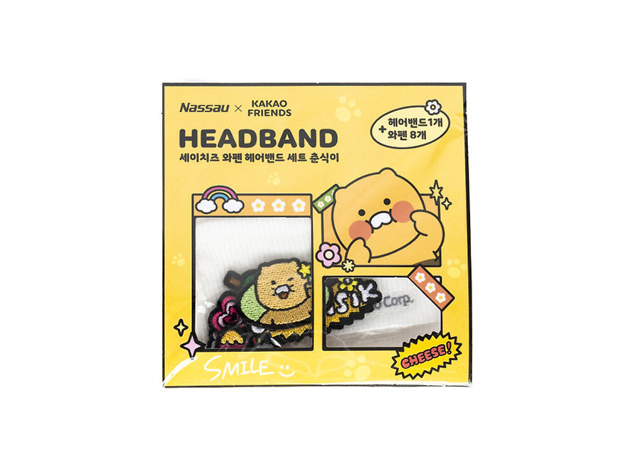 [KAKAO FRIENDS] say cheese wappen hairband set