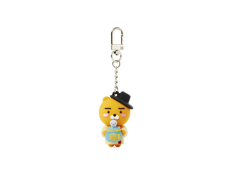 [KAKAO FRIENDS] blue snake lucky pouch led keyring