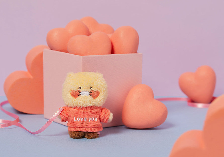 [KAKAO FRIENDS] Keyring doll + Love Chocolate Set OFFICIAL MD