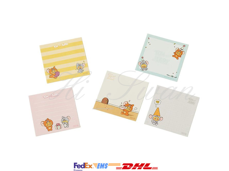 [KAKAO FRIENDS] Tom and Jerry X Kakao Friends rice cake memo paper OFFICIAL MD