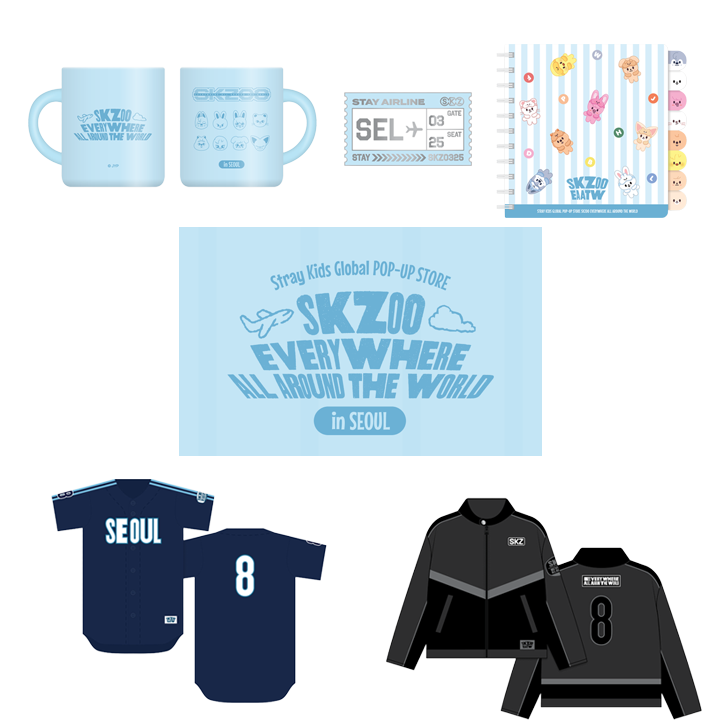 [STRAY KIDS] SKZOO Everywhere All Around The WorldE OFFICIAL MERCH.