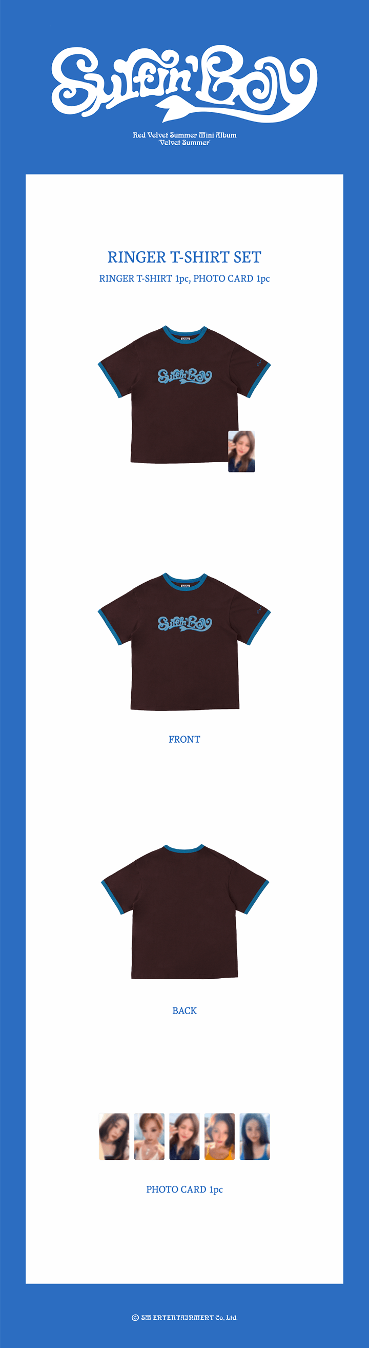 [RED VELVET]  Summer Mini Album Official MD(Member Ver.)