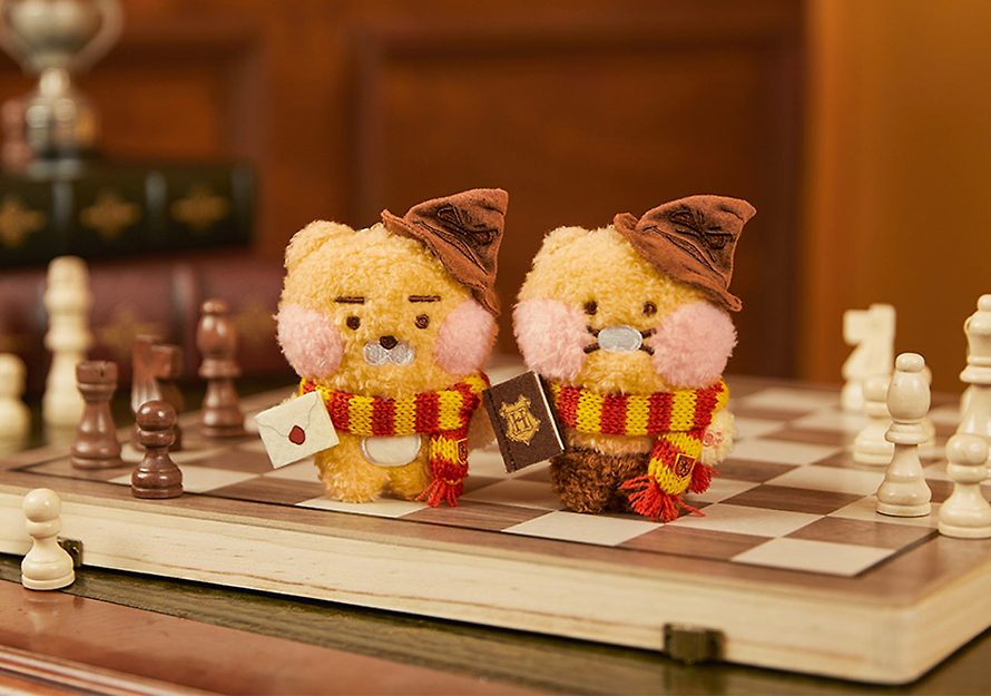 [KAKAO FRIENDS] harry potter x kakao friends fuzzy keyring doll