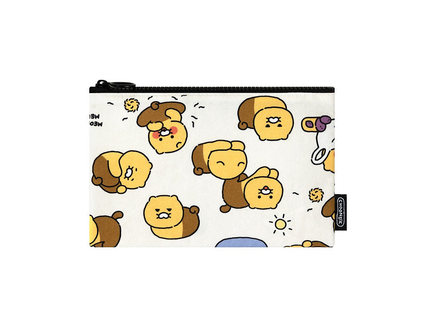 [KAKAO FRIENDS] choonsik ordinary pattern flat pouch m