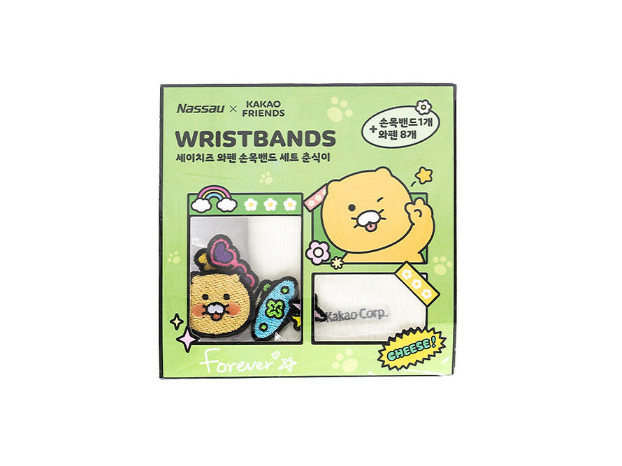 [KAKAO FRIENDS] say cheese wappen wristband set