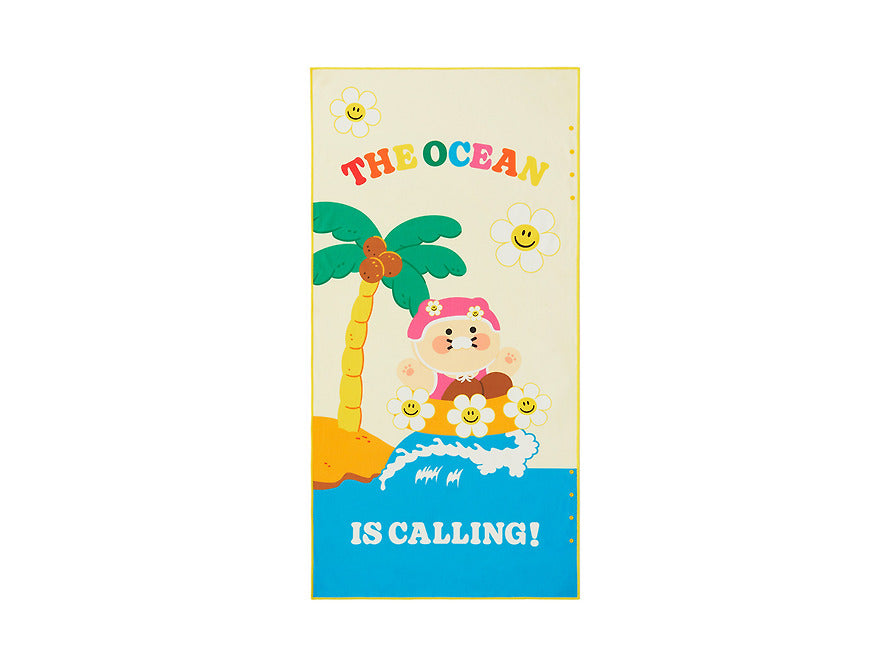 Wiggle Wiggle x Kakao Friends Beach Towel Chunsik Edition