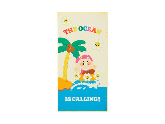 Wiggle Wiggle x Kakao Friends Beach Towel Chunsik Edition