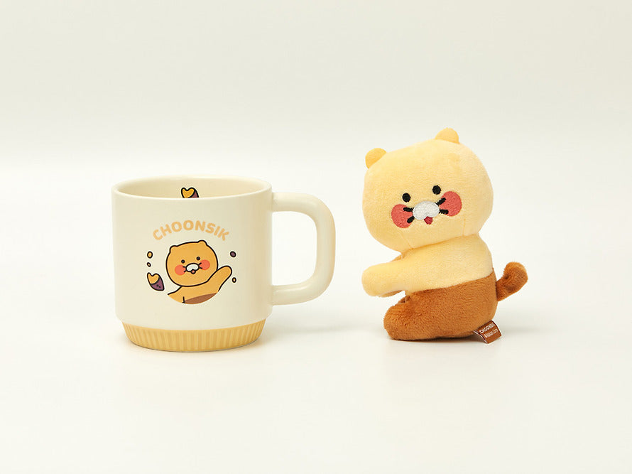 [KAKAO FRIENDS] Choonsik Hug Mug & Doll Set