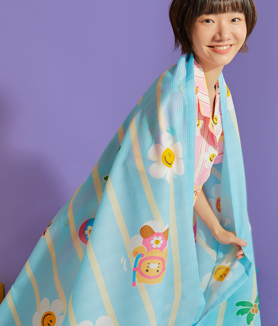 Wiggle Wiggle x Kakao Friends Cooling Blanket & Pillow Cover Set Chunsik Edition