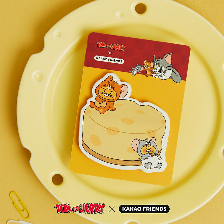 [KAKAO FRIENDS] Tom and Jerry X Kakao Friends Adhesive Memo OFFICIAL MD