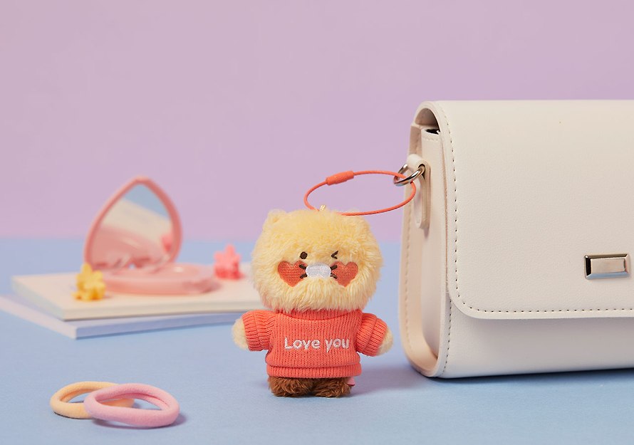 [KAKAO FRIENDS] Keyring doll + Love Chocolate Set OFFICIAL MD