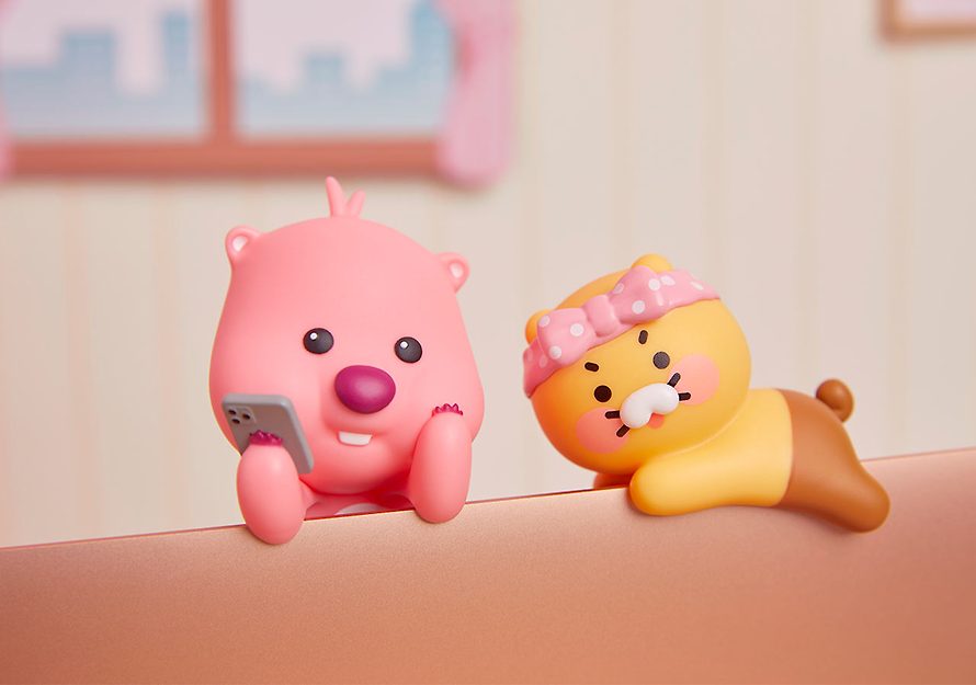 [KAKAO FRIENDS] Zanmang Loopy Monitor Figures Choonsik OFFICIAL MD