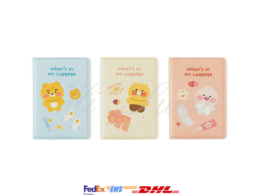 [KAKAO FRIENDS] Passport case Apeach Ryan Choonsik OFFICIAL MD