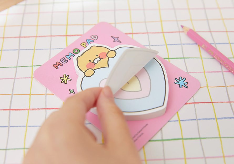 [KAKAO FRIENDS] Daily sticky note heart Choonsik OFFICIAL MD