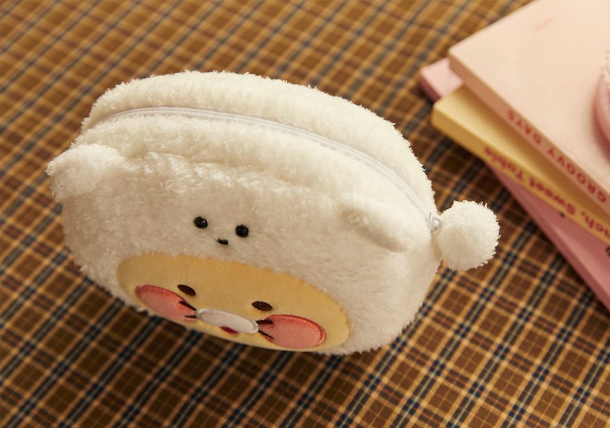 [KAKAO FRIENDS] Floofy Friends Face pouch OFFICIAL MD