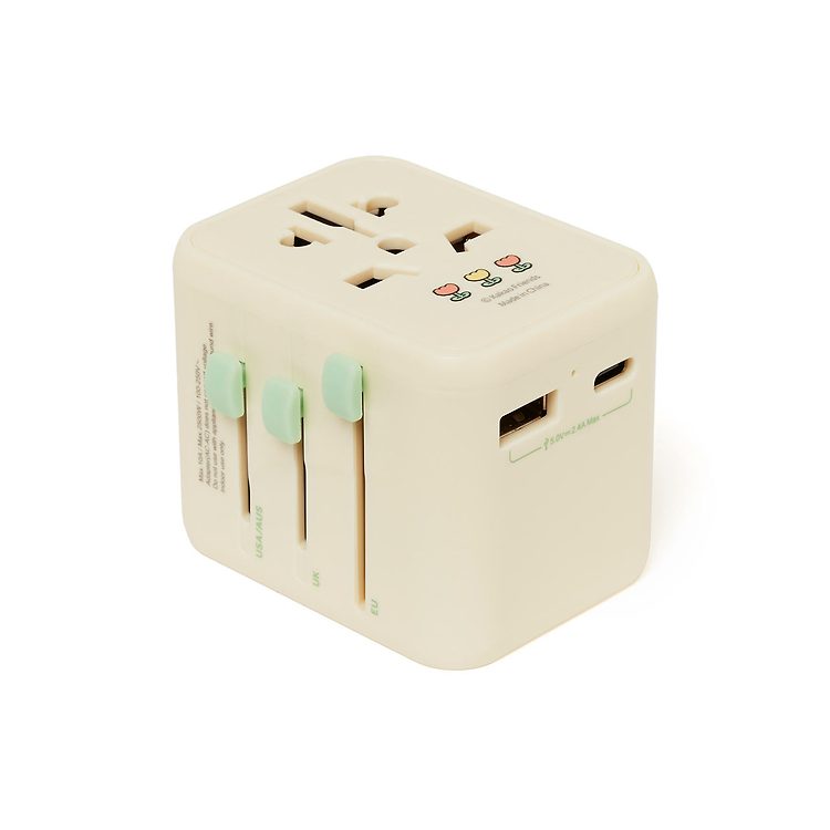 [KAKAO FRIENDS] Travelling Multi-Adaptor Choonsik OFFICIAL MD