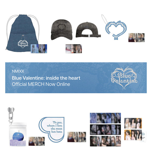 [NMIXX] Blue Valentine: inside the heart pop-up store official md (Member ver.) (?¬본)