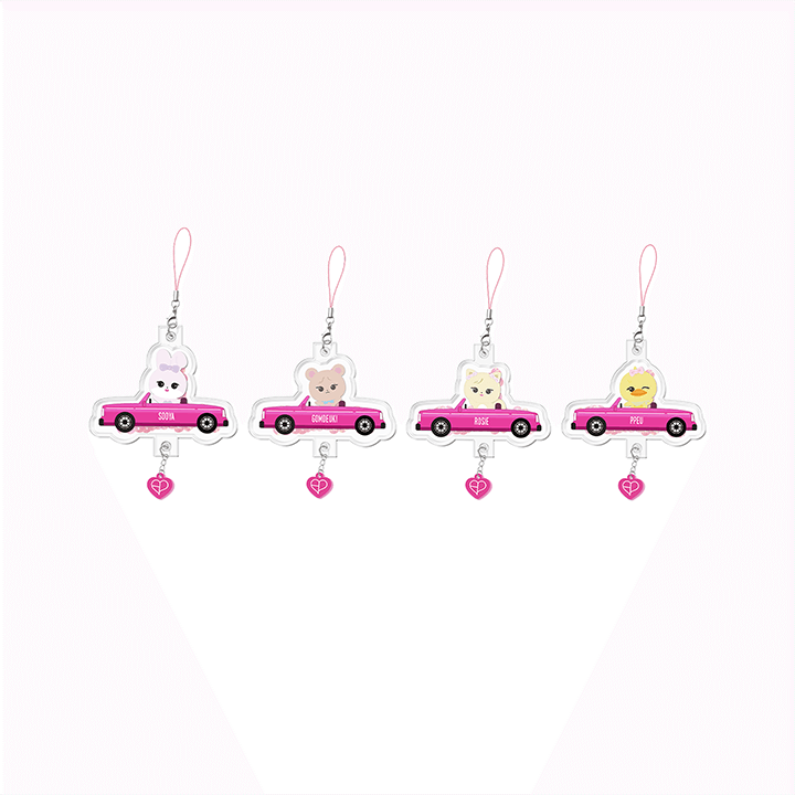 [BLACKPINK][BPPOPUP]  CHARACTER AIRTUBE KEYRING
