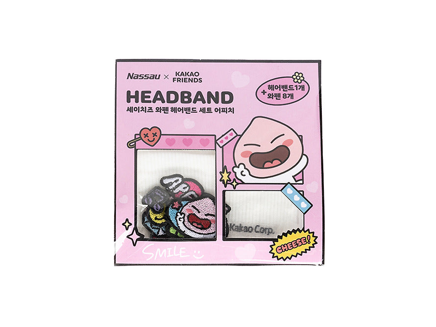 [KAKAO FRIENDS] say cheese wappen hairband set