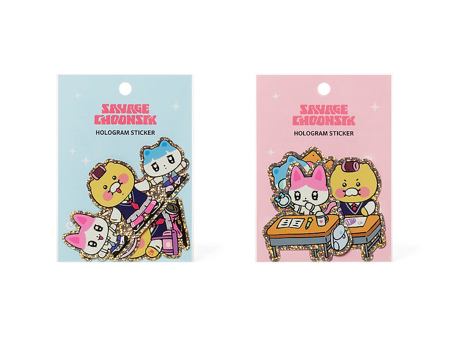 [KAKAO FRIENDS] savage choonsik hologram sticker