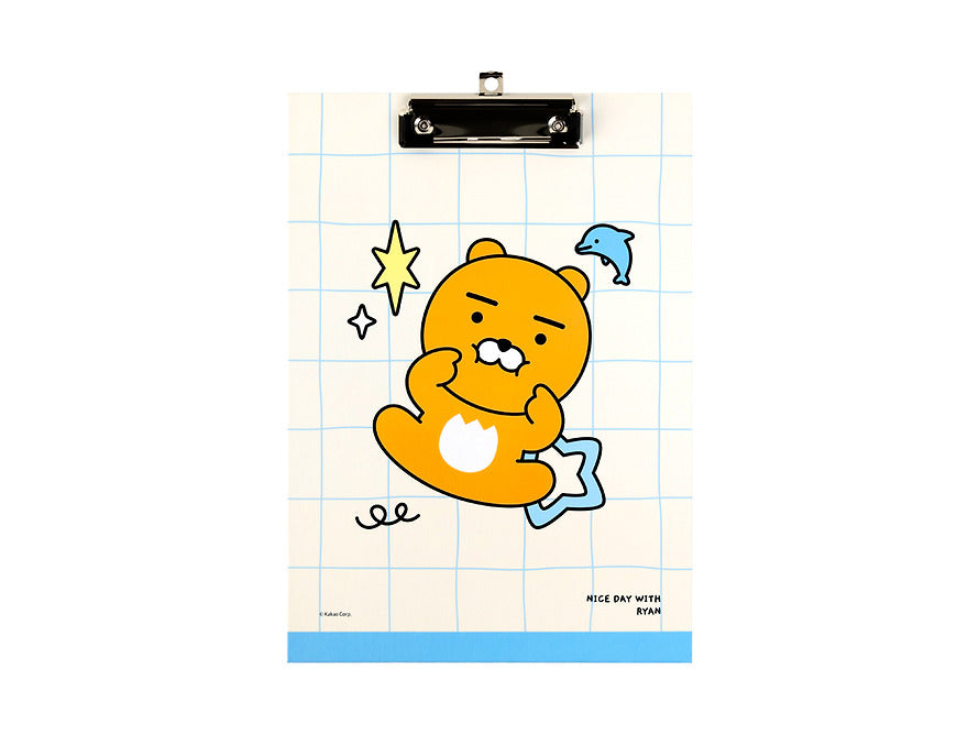 [KAKAO FRIENDS] say cheese apeach a4 clipboard