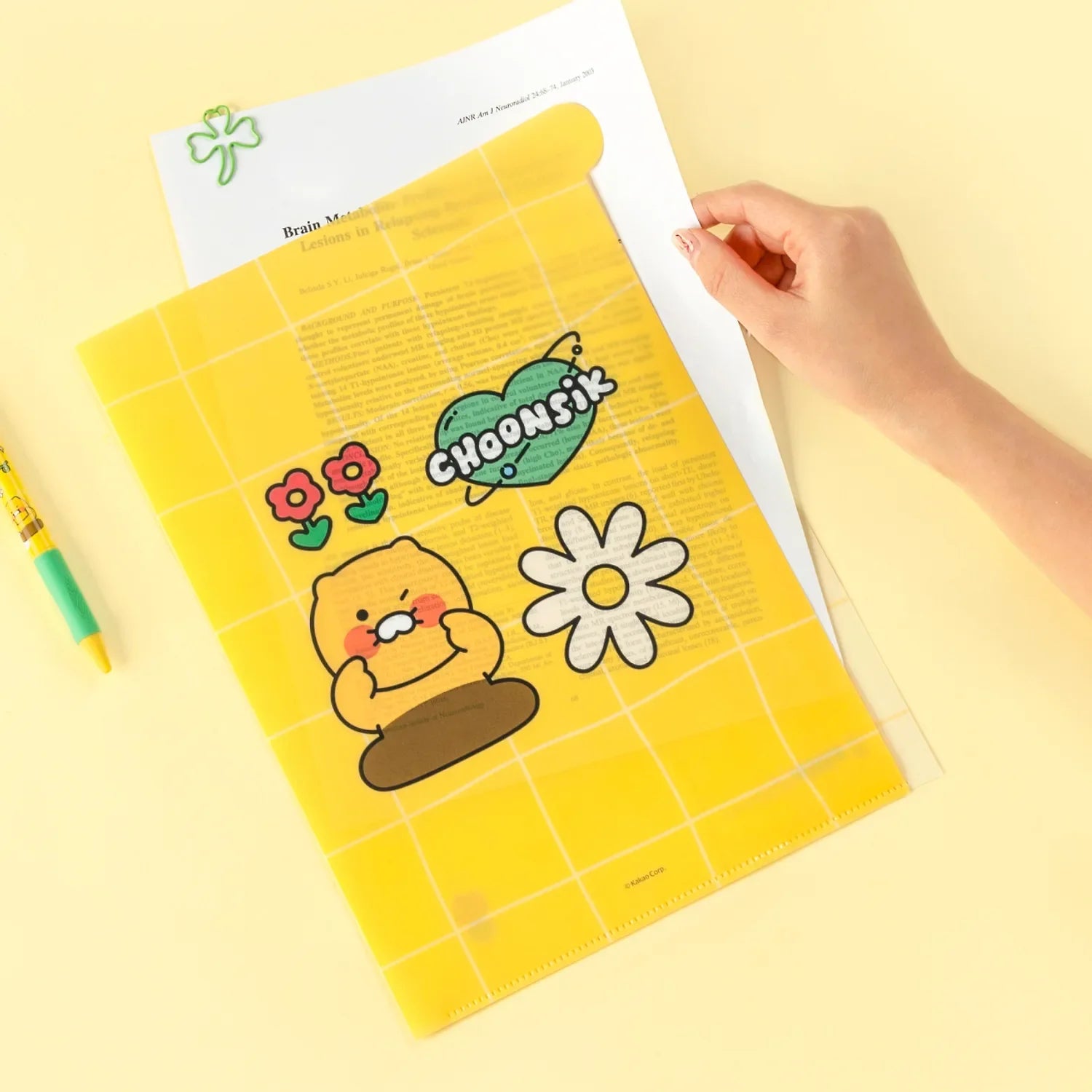 [KAKAO FRIENDS] say cheese 5-pocket file