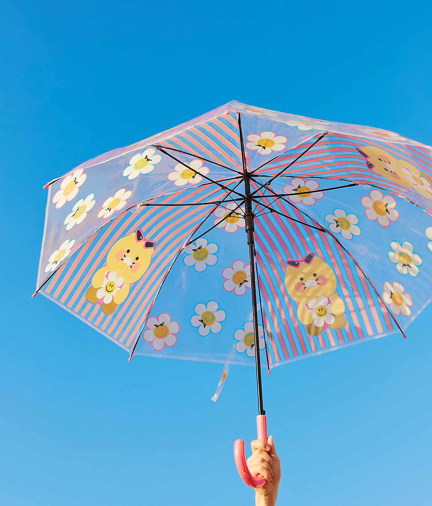 WiggleWiggle x Kakao Friends Transparent Umbrella Chunsik