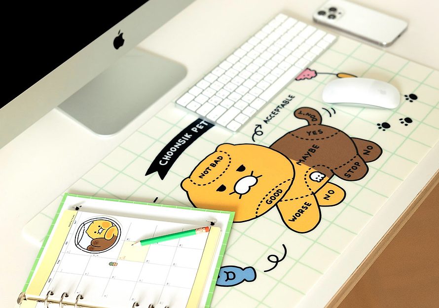 [KAKAO FRIENDS] Chunsik's Ordinary Desk Mat OFFICIAL MD