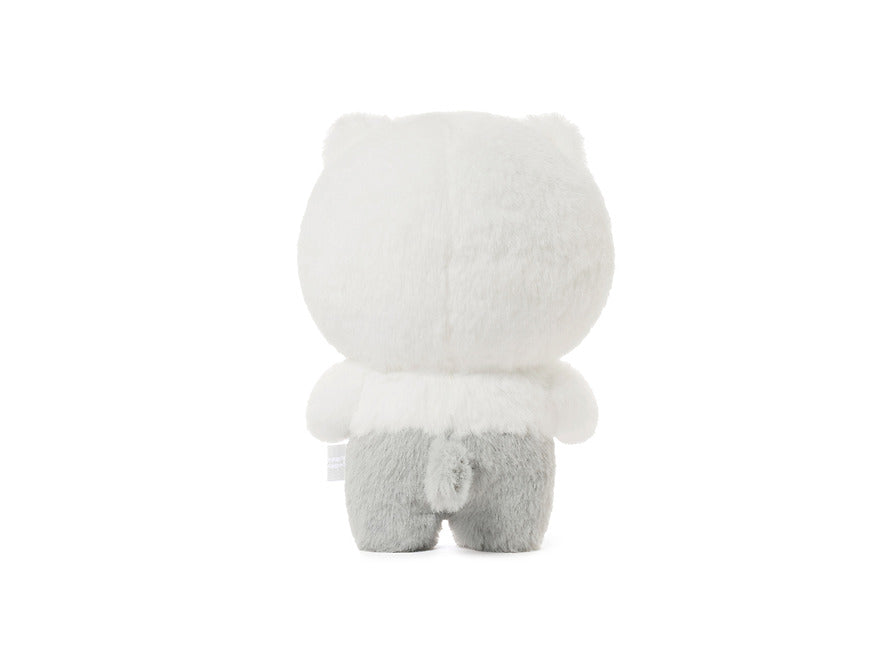 [KAKAO FRIENDS] White silver snowflake heart doll OFFICIAL MD