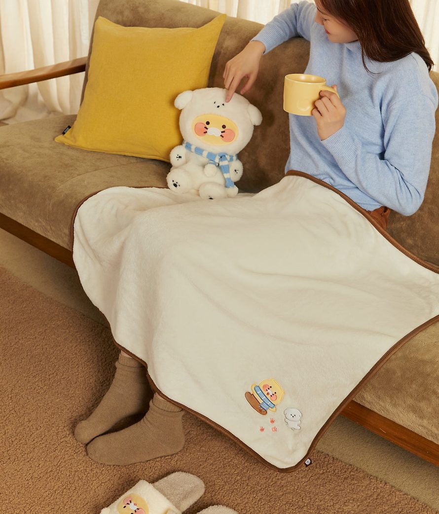 [KAKAO FRIENDS] Floofy Friends Doll blanket OFFICIAL MD