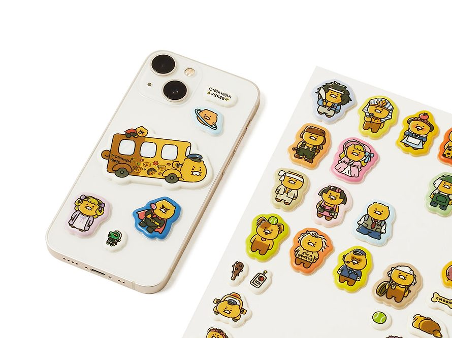 [KAKAO FRIENDS] Choonsik Verse Deco Sticker  OFFICIAL MD