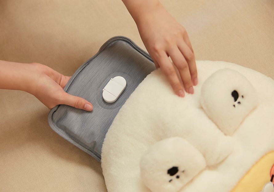 [KAKAO FRIENDS] Floofy Friends Hot water steamer foot warmer OFFICIAL MD