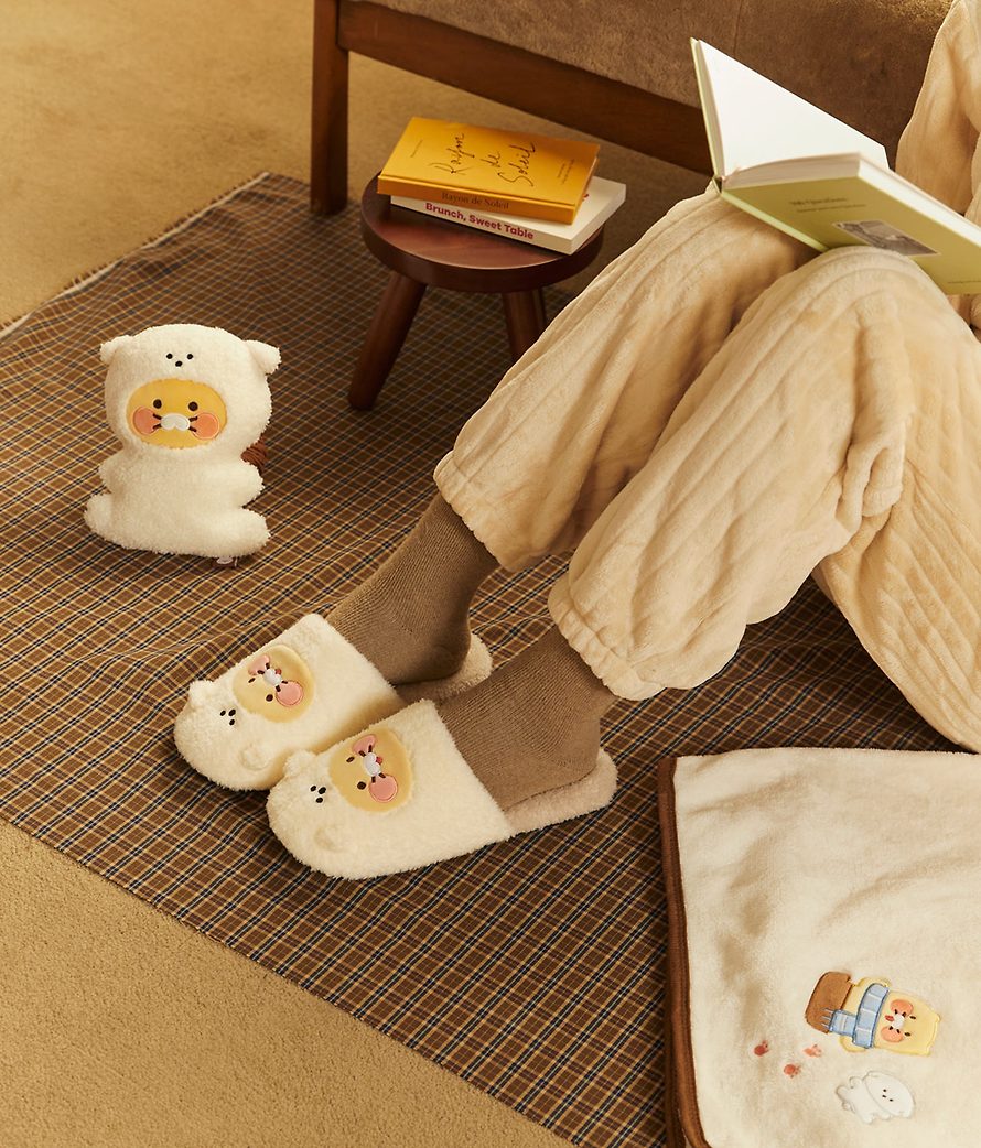 [KAKAO FRIENDS] Floofy Friends Slippers OFFICIAL MD