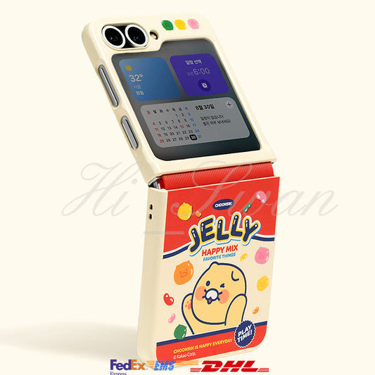 [KAKAO FRIENDS] Z Flip6 Snack Magnetic Case Chunsik Jelly OFFICIAL MD