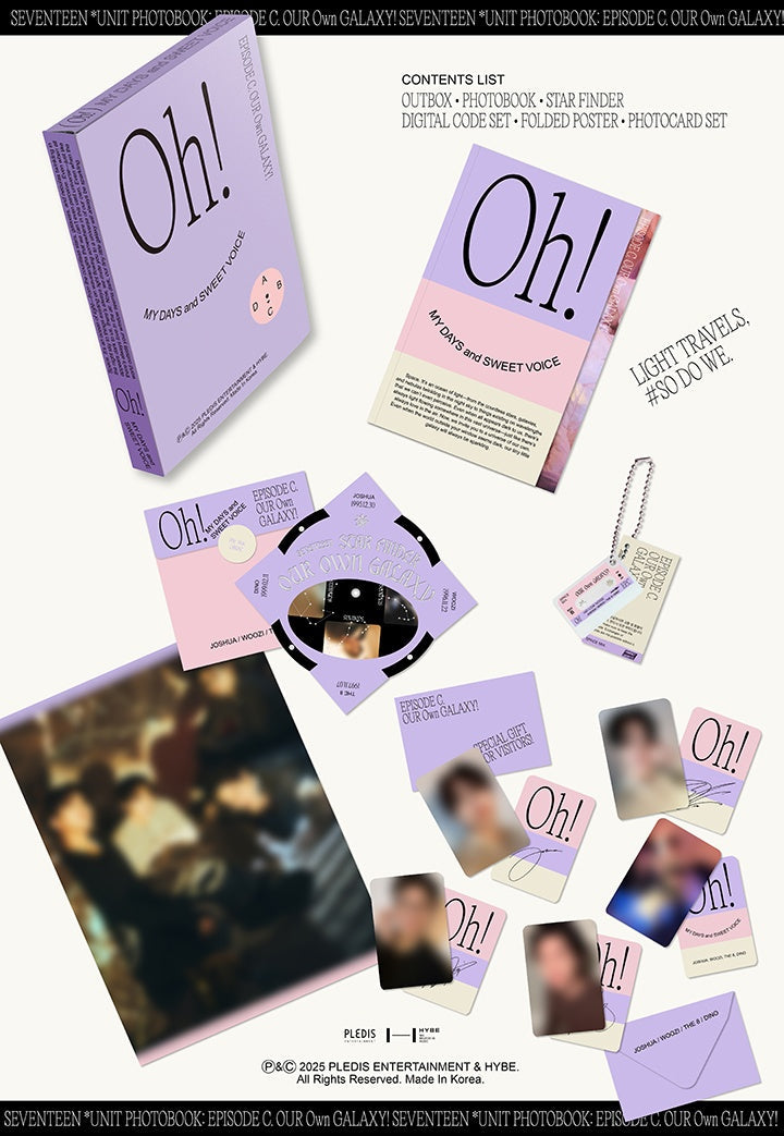 [SEVENTEEN]UNIT PHOTOBOOK ?˜EPISODE C,D' SET